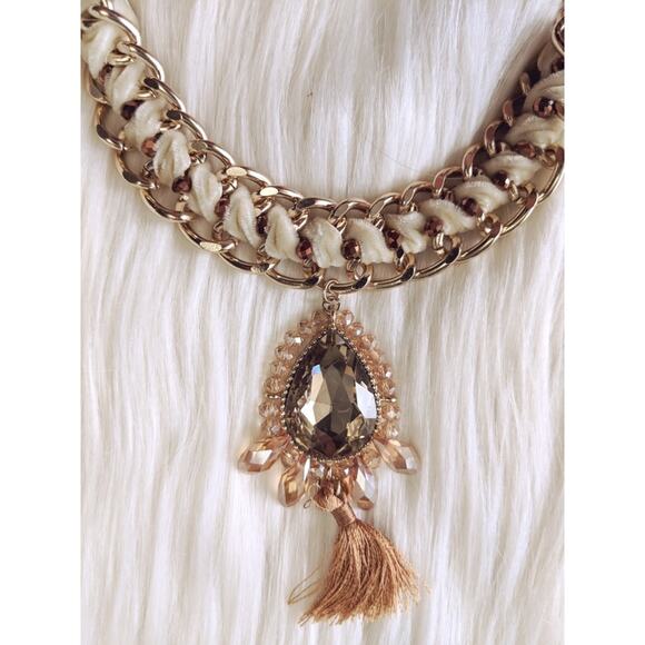Glam Velvet detail Statement Pendant new - Picture 2 of 2